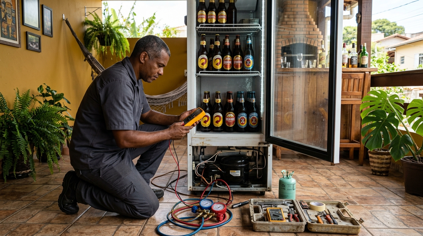 Manutenção da placa eletrônica de cervejeira em Porto Alegre‑RS